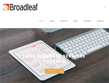 Tablet Screenshot of broadleafservices.com